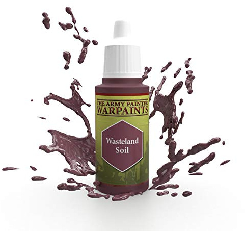 The Army Painter | Warpaint | Wasteland Soil | Acrylic Non-Toxic Heavily Pigmented Water Based Paint for Tabletop Roleplaying, Boardgames, and Wargames Miniature Model Painting