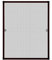 APANA Fliegengitter Fenster 130x150 cm Braun – Maßgefertigter Insektenschutz mit Alurahmen & Fiberglas – Montage ohne Bohren – mit Bürstendichtung & Handgriffen - Flexibel auf Maß anpassbar