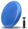 unycos - Ballsitzkissen inkl. Pumpe【Ø34 cm | Trägt 150 kg】Orthopädisches Sitzkissen Anti-Burst, Noppenkissen, Balance Pad, Luftkissen für Bürostuhl, Fitness, Reha/Koordinations (Blau; Basic)