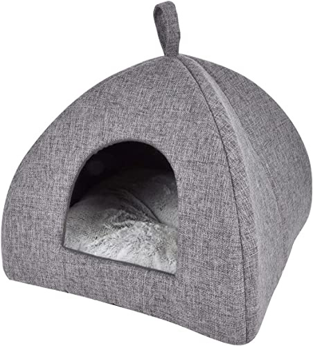 Hundehütte, Polyester, 40 x 40 x 35 cm, Cocoon, Anthrazit