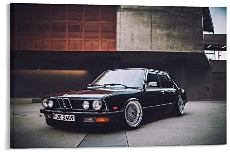 Auto-Poster, Bmw E60 535 Coupé, Leinwand-Kunstposter und Wandkunst, Bilderdruck, modernes Familien-Schlafzimmer, Dekor-Poster, 40 x 60 cm