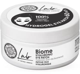 Lab by NS. Biome Hyaluronsäure Augenpatches - Intensive Feuchtigkeit & Anti-Müdigkeit - Mit fermentierten Beerenextrakten - 60 Stück
