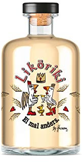 Liköriki Eierlikör | by Herman Reichold | 500ml Einzelflasche | 14% Vol. | Eierlikör mit Grappa | Eierlikör mit modernem Charme