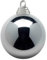 Deco Woerner Anthrazit, glänzende Weihnachtskugeln aus schwer entflammbarem Kunststoff, 6 cm Ø - 24 Stück