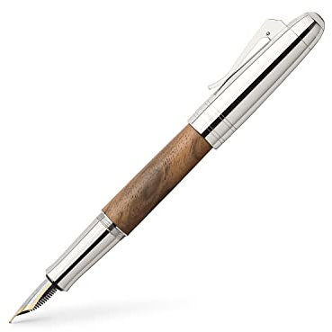 Graf von Faber-Castell Fountain pen Magnum Walnut wood Broad nib