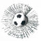 Football Hit the Glass 3d Car Sticker Football Smashing Glass Decal Self Adhesive Funny Window Sticker