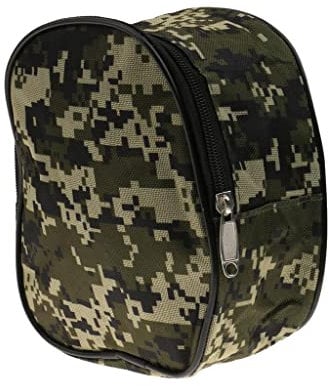 Tiuimk Camouflage Canvas Fishing Reel Storage Bag Protective Case