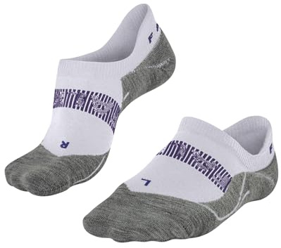 FALKE Damen RU4 Cool Invisible Laufsocken schnelltrocknendes atmungsaktives nachhaltiges Funktionsmaterial mittelstarke Polsterung antiblasen Füßlinge kühlend vegan zum Sport Jogging Running 1 Paar | mit angenehmen Kühlungseffekt