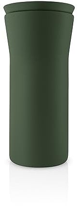 EVA SOLO | City To Go Cup 0,35 l | Praktischer doppelwandiger Thermobecher | Klickverschluss mit Möglichkeit, von allen Seiten zu trinken | Emerald green
