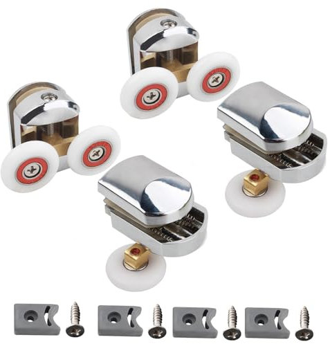 Cokritsm Rotelle per Box Doccia (Argento(25mm))