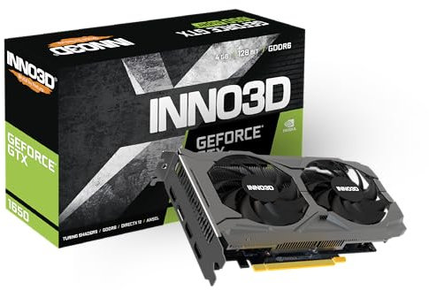 Inno3D Carte Graphique GeForce GTX 1650 Twin X2 OC V3 NVIDIA 4Go GDDR6
