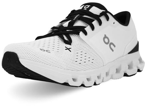 On Herren Cloud X 4 Sneaker, Elfenbein/Schwarz, 49 EU
