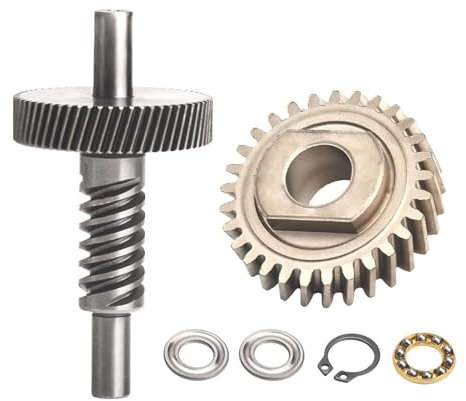 Lyshujli 9709231 WP9709231 Engranaje helicoidal y 9706529 W11086780 Kit de engranajes compatible con batidora de soporte Whirlpool