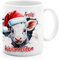 MoonWorks® Tasse Frohe Weihnachten 3D-Illusion lustige Tiere Schnee Wintermotiv XMAS weiss standard