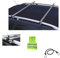 KOMPATIBEL MIT BMW X5 (E70) Jahr 2007 DACHTRÄGER FÜR AUTODACH 130CM ALUMINIUMSTANGE 60KG FÜR RELING Standard OFFENE HOHE HANDLÄUFE