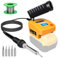Cordless Soldering Iron Station Tool for Dewalt 20V Max Battery,PortableElectric Fast Heating Up Soldering Iron with USB&Type C for Dewalt DCB203 for DIY,Appliance Repair,Wire Welding(NO Battery)