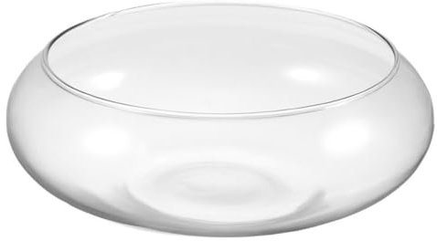 Vase en Verre Bol À Poisson : Vase À Fleurs De 9 Pouces de Diamètres Terrarium Rond – Récipient Floral Hydroponique en Verre Transparent pour Décoration De Mariage Événement À Domicile
