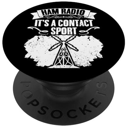 Lustiges Ham Radio It's A Contact Sport Amateur Radio Operators PopSockets mit austauschbarem PopGrip