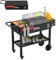 AJinTeby Tragbarer Grilltisch, Outdoor-Grillständer für Blackstone Griddle Ninja Grill, zusammenklappbarer beweglicher Prep BBQ Wagen mit Rädern, Outdoor-Grillwagen Grillstation für Blackstone 43,2 cm