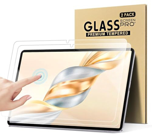 World biz 2 Pack Screen Protector for Honor Pad X9a/ Honor Pad X9 11.5 Inch Tablet, Tempered Glass Premium Film Guard, 9H Hardness, Anti-Scratch, HD Transparent HONOR Pad X9a/X9