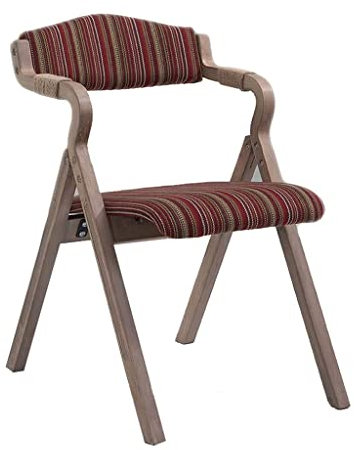 UYHBCNQD Besucherstuhl Gepolsterter Klappstuhl aus Holz mit bequemem, gepolstertem Esszimmersitz für Zuhause, Restaurant, Hotel, Veranstaltungsstuhl Leicht bewegen