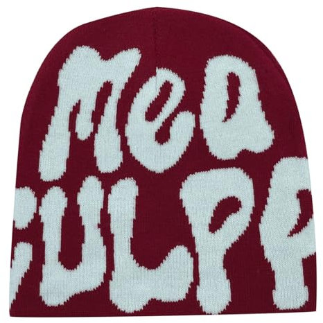 Y2K Accessoires - Y2k Slouch Beanie Unisex Mütze Cap Winter Knit Skater Hip Hop Strickmützen Baumwolle Lustig Spider Hut für Herren Damen Teenager Outdoor Bekleidung Accessoires Geschenk