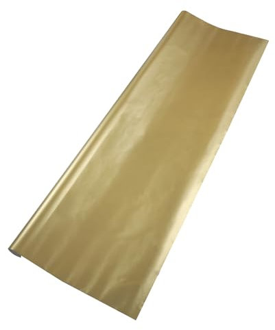 VekAuto 1 Pz Pellicola Avvolgente per Auto 6 ft x 59.84 Pollici Copertura in Vinile Universale Protettiva per Auto PVC Opaco Tono Oro Esterno Interno