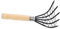 VICASKY 1 rastrillo con mango de madera para recoger almeja y shellfish