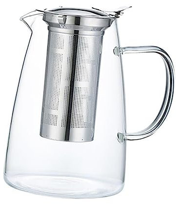 COLLBATH 1 Pièce Bouilloire Infuseur Théière Ergonomique Filtre Résidu pour Jus Design