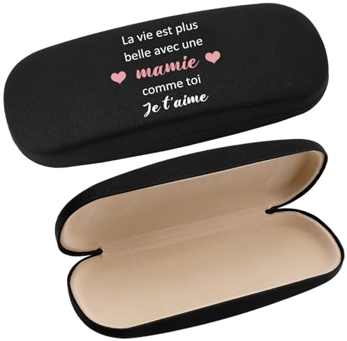 Twidels Cadeau Mamie Cadeau Pour Mamie Etui Lunettes Cadeaux De Grand-Mère Cadeau Anniversaire Mamie Cadeaux Noël Mamie