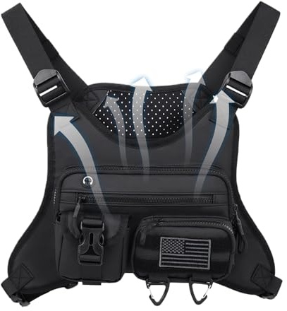 Lauf Brustbeutel Rucksackwesten Telefonhalter Outdoor Sportausrüstung Damen