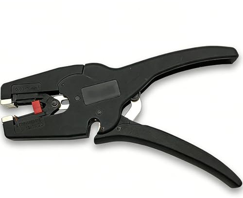 HOPEYMY26 Pela Cables de Electricidad,Pelador de Cables Electricos,Alicate Pelacables para Pelar y Cortar Cables in Instalaciones Eléctricas, Reparación Electrónica y Automotriz,[AWG 32-7/0.03-10mm²]