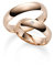 333 GOLD Rotgold Trauringe Paarpreis - Rubin Juwelier- inkl Gravur und Stein
