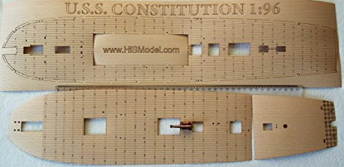 Revell USS Constitution - Realistisches Buchenholzdeck für Modell 1:96