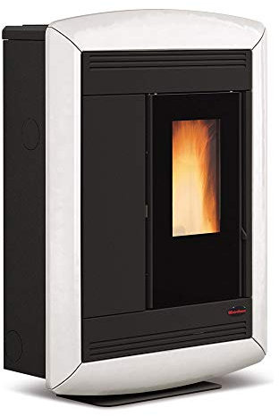 LaNordica Extraflame Stufa a pellet Souvenir Lux (10,2 kW) Ceramica Bianco