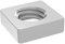 SECCARO dado quadro M6, acciaio inox V2A VA A2, DIN 562, forma bassa, 20 pezzi