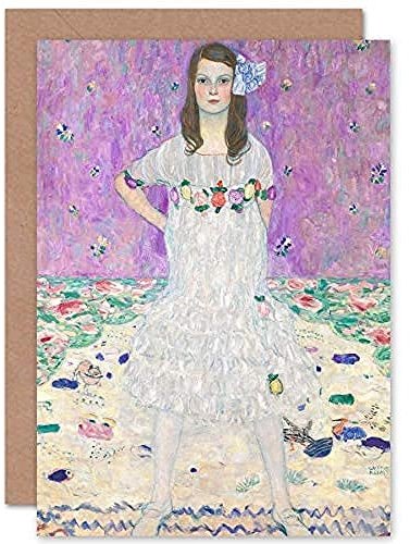 Artery8 Gustav Klimt Gemälde Mada Primavesi Geburtstagskarte