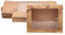 BENECREAT 15 Packs Marble Brown Kraft Paper Bakery Box with Clear PVC Window Pastry Gift Box(17.5x13.5x3.5cm) for Candy, Cookies and Other Handicrafts