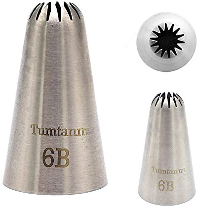 Tumtanm Douille 6B - Grande goutte - En acier inoxydable - Sans couture - #6B