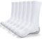Fußballsocken, Grip Socken Fussball [Atmungsaktiv & Schweißfest] Rutschfeste Sportsocken Anti-Rutsch Wandersocken Gepolstert Crew Kompressionsstretch Athleticsocke für Basketball Wandern Laufen 3 Paar