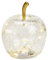 Wurm Dekoleuchte Apfel (XS) Glas, Apfel Lampe mit LED Lichterkette, Dekolampe, Tischleuchte, Apfellampe
