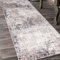 Mazovia Teppich Läufer Flur - Modern Teppichläufer – Kurzflor, Weich - für Vorzimmer Eingangsbereich Schlafzimmer Küche Korridor - Abstrakt Muster - 60 cm Breite Grau Beige 3 60 x 200 cm