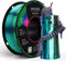 ERYONE Silk PLA Filament 1.75mm, 3D Printer Filament Silk PLA +/-0.03mm, 1KG Spool, Silk Red Blue Green