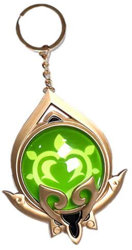 Sonsoke Sumeru Schlüsselanhänger, Merch Gem Cosplay, Schlüsselanhänger, Zubehör, Elementarstein, Dendro, L