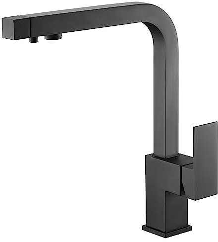 IMEX - Grifo Fregadero - de cocina osmosis capri negro mate