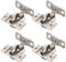 Blum 33B355AF22 Compact Face Fix Hinge 107° with Spring and Mounting Plate, incl Screws, Pack of 4
