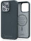 Njord Collections Stoff Handyhülle, Geeignet für iPhone 15 Pro Max, 2 Meter sturzsicher, 100% recyceltes Material, Mag-kompatibel, Dunkelgrau