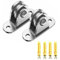 Nudiuhis 304 Edelstahl-Flaschenzug, Kleiner Flaschenzug, Geräuschloser Flaschenzug, Materialhandhabung und DIY-Set, Umzug, 2 Stück