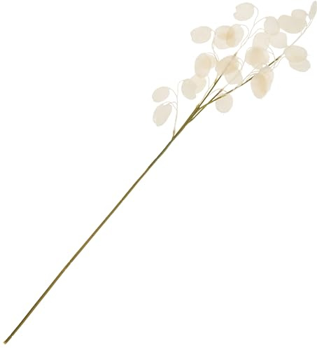 DPI Lunaria Zweig Kunstpflanze 71 cm Lange Dekoration Kunststoff