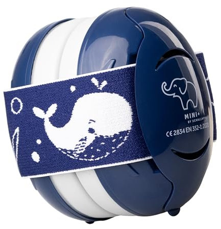 Schallwerk ® Mini+ Gehörschutz (Ocean Blue) - Kapselgehörschutz für Kleinkinder und Kinder - Hochwertige Lärmschutz Kopfhörer - Gehörschutz Ohrenschützer ideal für Alltag & Events